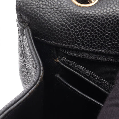 Chanel Black Big Matelasse 34 Shoulder Bag Calfskin (cowhide)