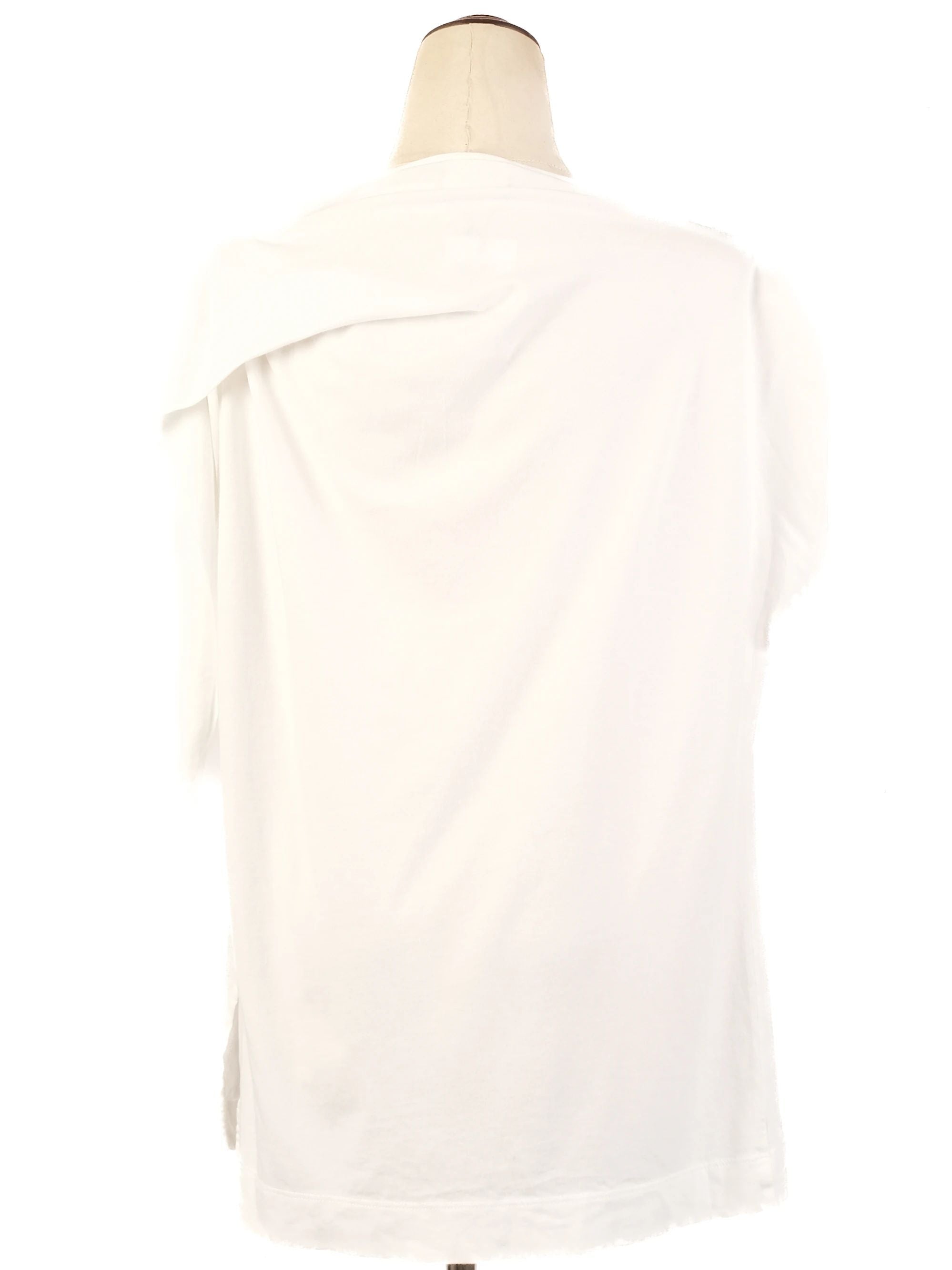 Excellent Dries Van Noten White Sleeveless Blouse Size L