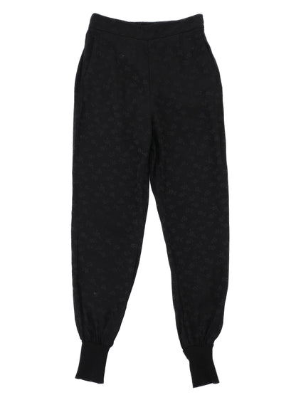 Excellent Stella McCartney Black Viscose Sweatpants Size XS