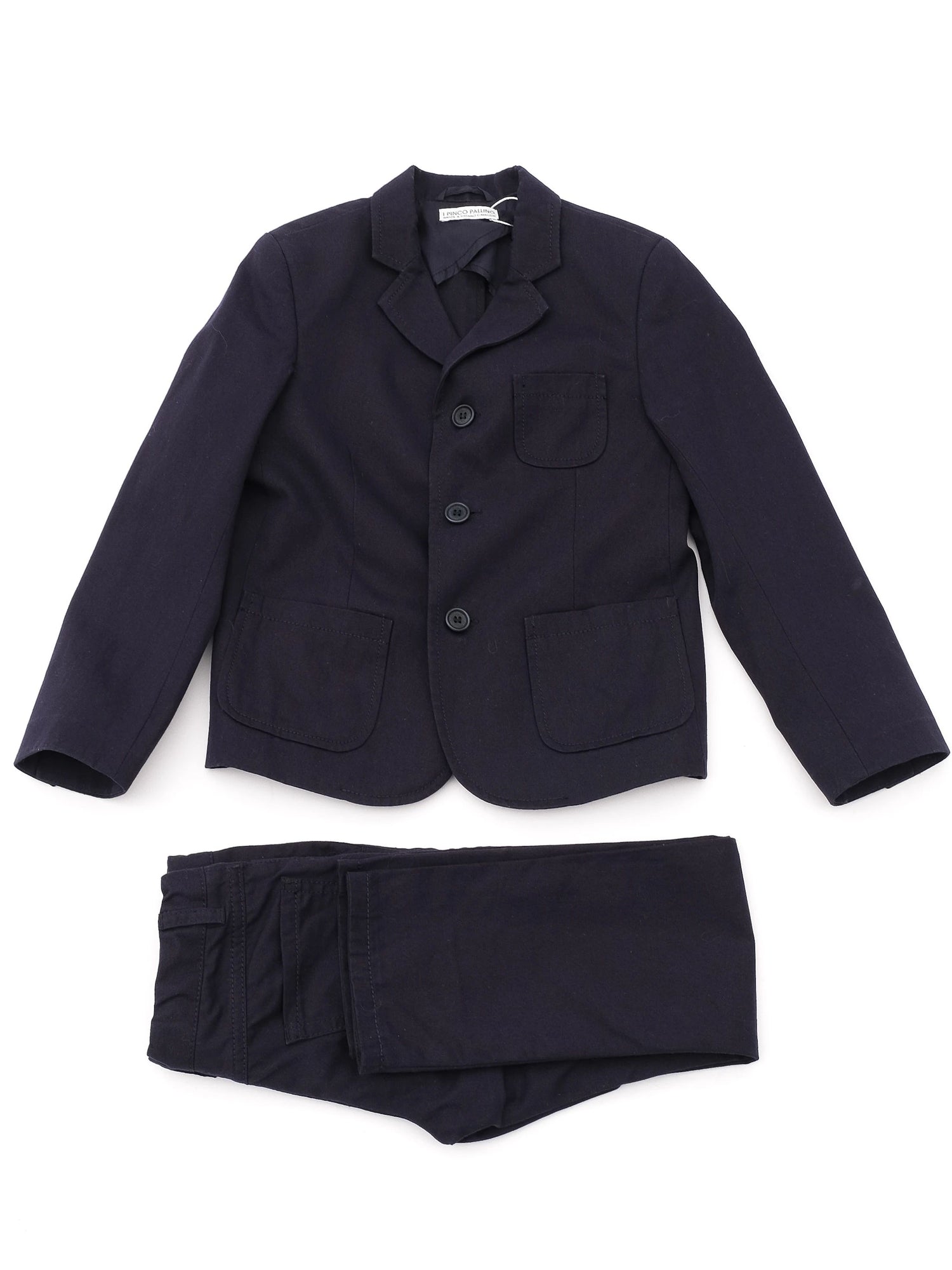 Excellent Navy Blue Suit for Kids - Jacket &amp; Pants Set