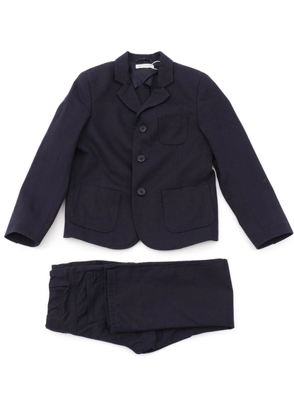Excellent Navy Blue Suit for Kids - Jacket &amp; Pants Set