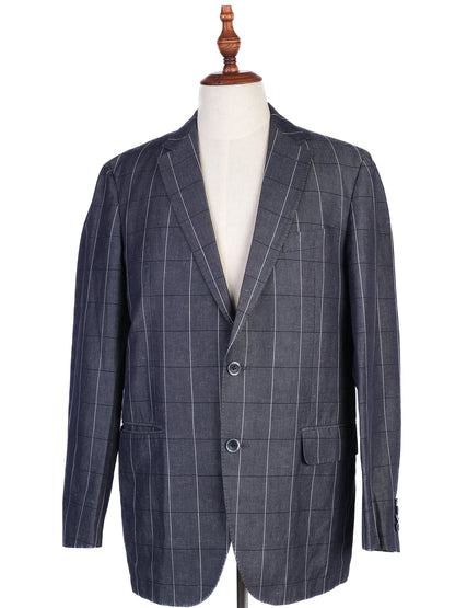 Excellent Pal Zileri Gray Plaid Blazer Combined MenÕs Size