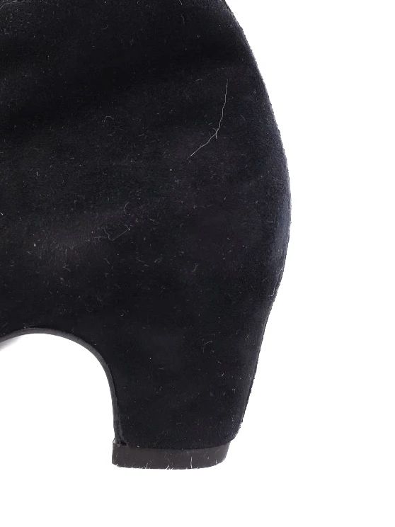Perfect Pakerson Black Leather Ankle Boot with Lace Detail Size 36