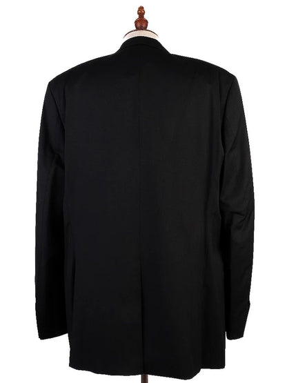 Good Vitale Barberis Canonico Black Cashmere Wool Suit Jacket Size L