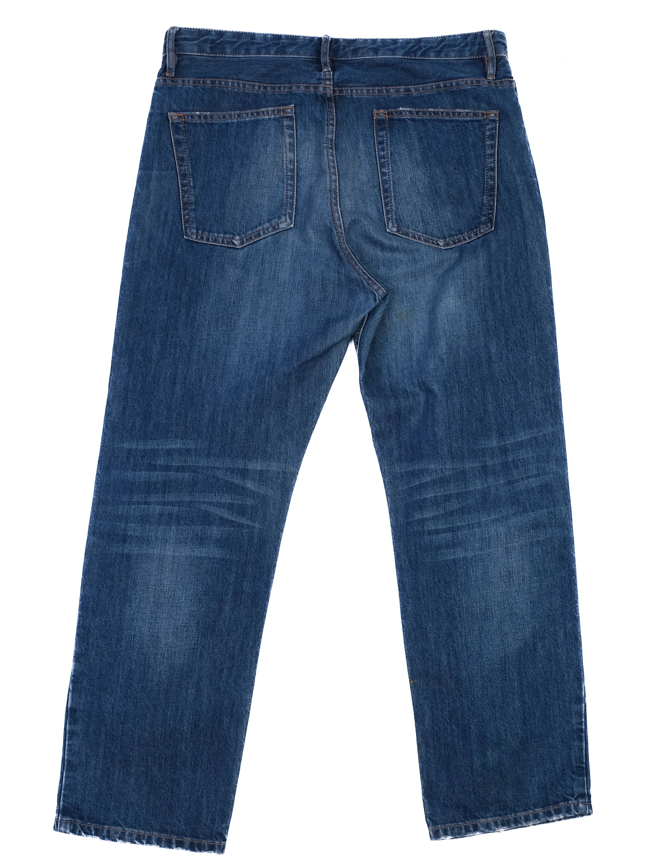 Excellent Isabel Marant Blue Cotton Jeans Size XXL for Men
