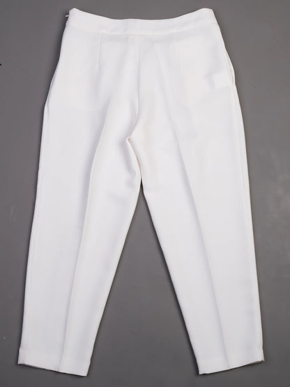 Carolina Herrera White Dress Pants Excellent Condition Size L