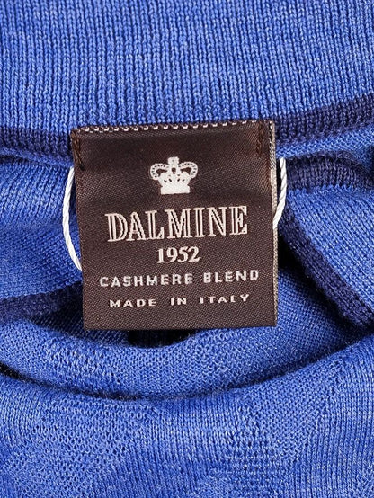 Dalmine Excellent Condition Blue Silk Sweater Size L