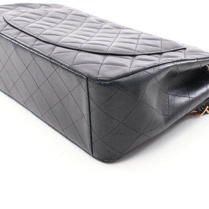 Chanel Maxi XL Turnlock Half Flap, Lambskin Quilted