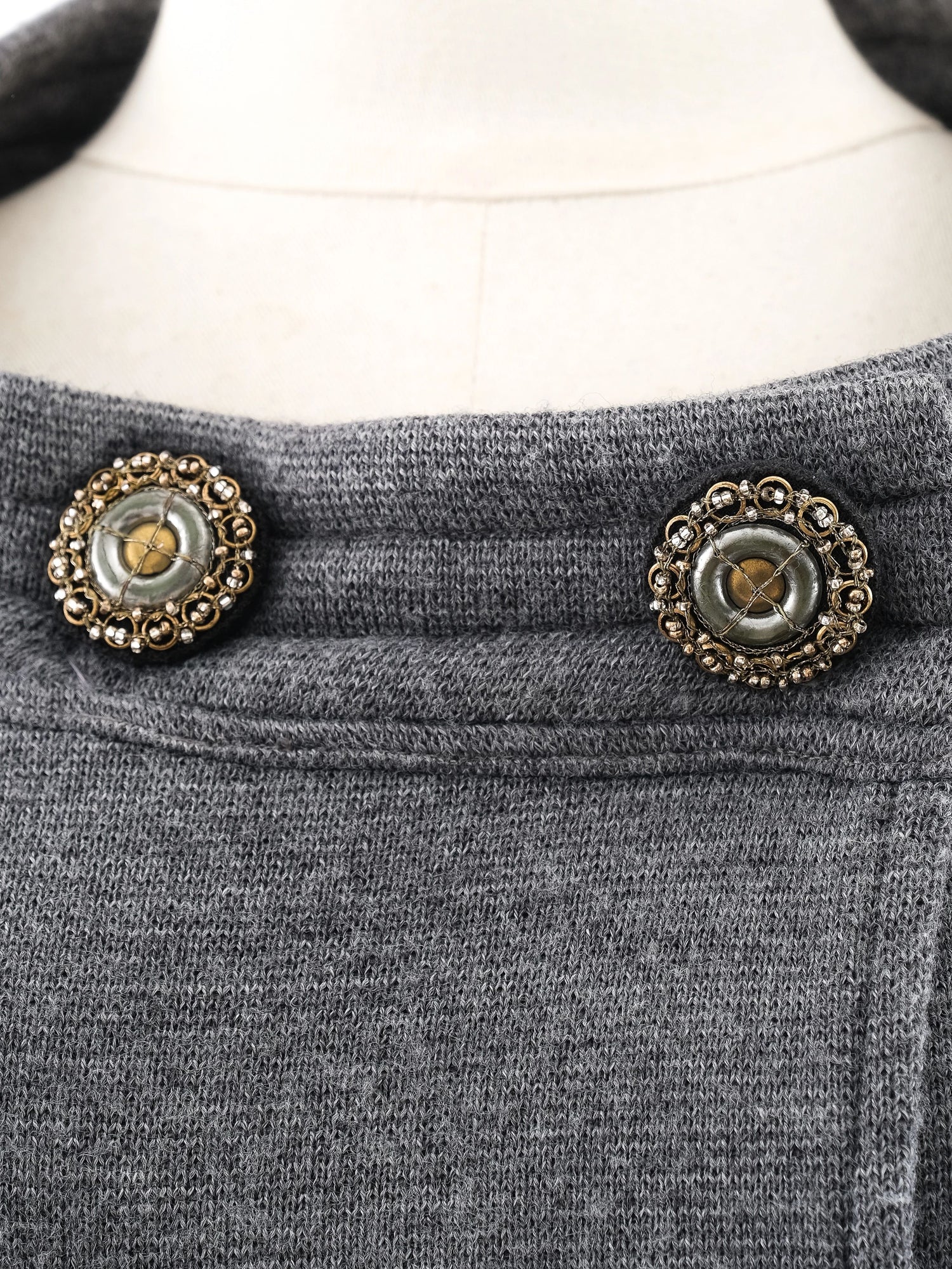 Excellent Class Roberto Cavalli Gray Wool Women&