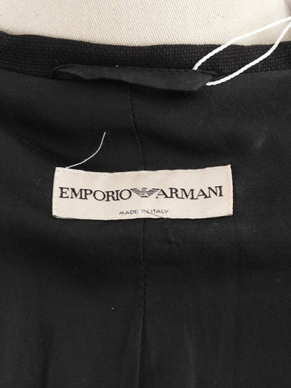 Excellent Emporio Armani Black Tailored Blazer Size M
