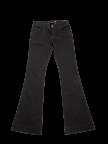 Excellent J Brand Black Flared Denim Jeans Size S Women