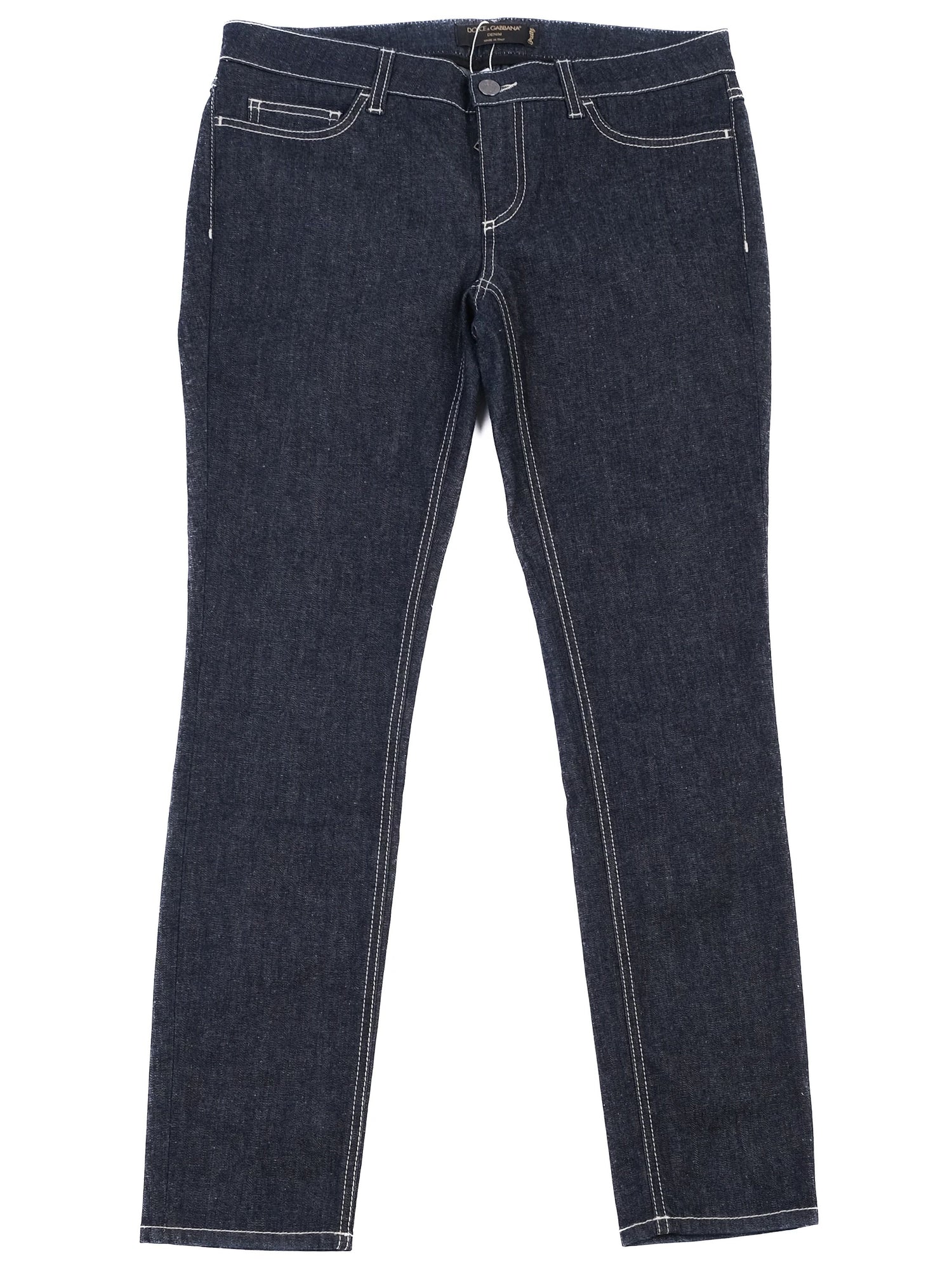 Excellent Dolce Gabbana Blue Denim Jeans Women Made in Italy