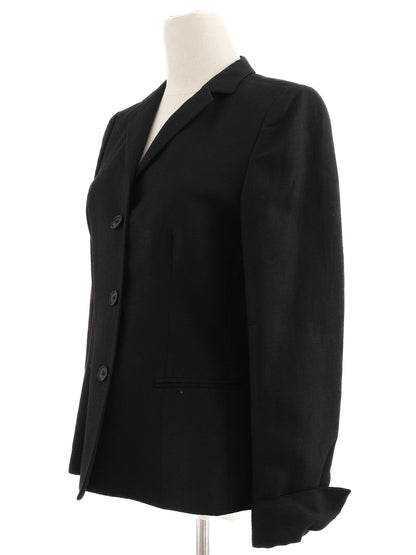Excellent Emporio Armani Black Tailored Blazer Size M