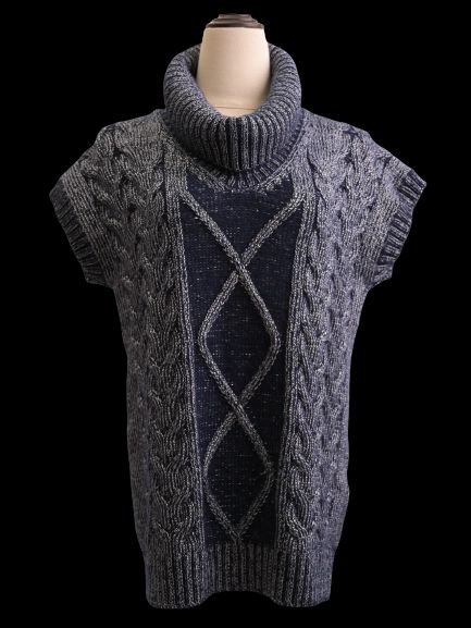 Excellent Gran Sasso Red Viscose Knitted Sweater Size S