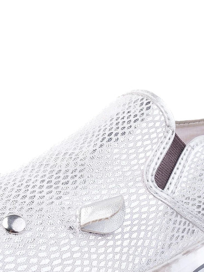 Excellent Marc Jacobs Gray Fabric Slip-On Sneakers Size 36 LMJ