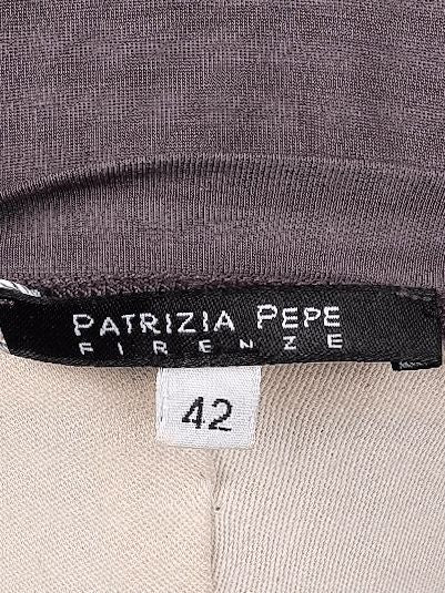 Excellent Patrizia Pepe Purple Viscose Long Sleeve Shirt Size S