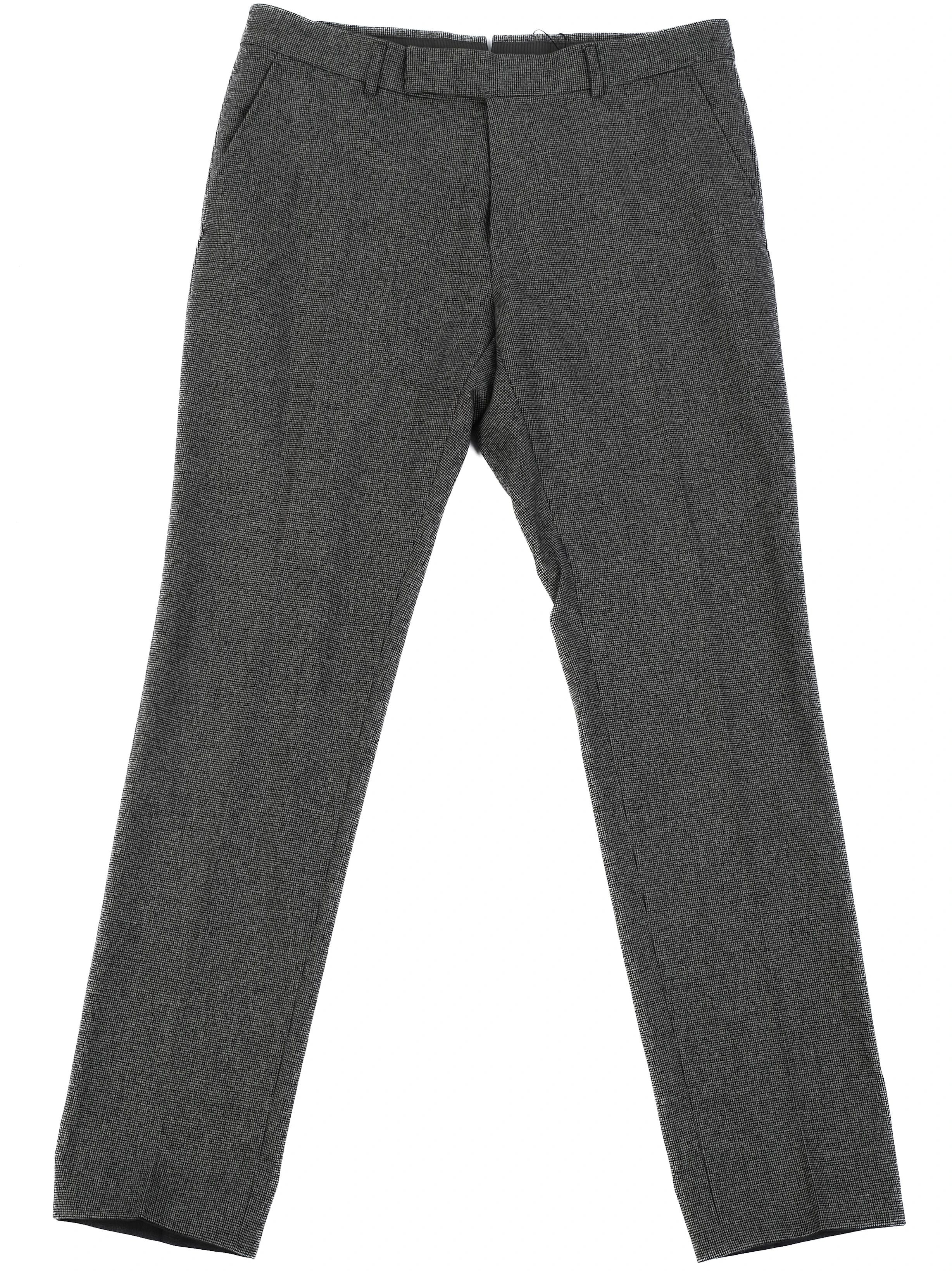 Excellent Tom Ford Gray Wool Trousers Size L - Luxury MenÕs Fashion
