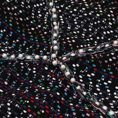 Chanel One Piece Tweed Navy Cc Auth