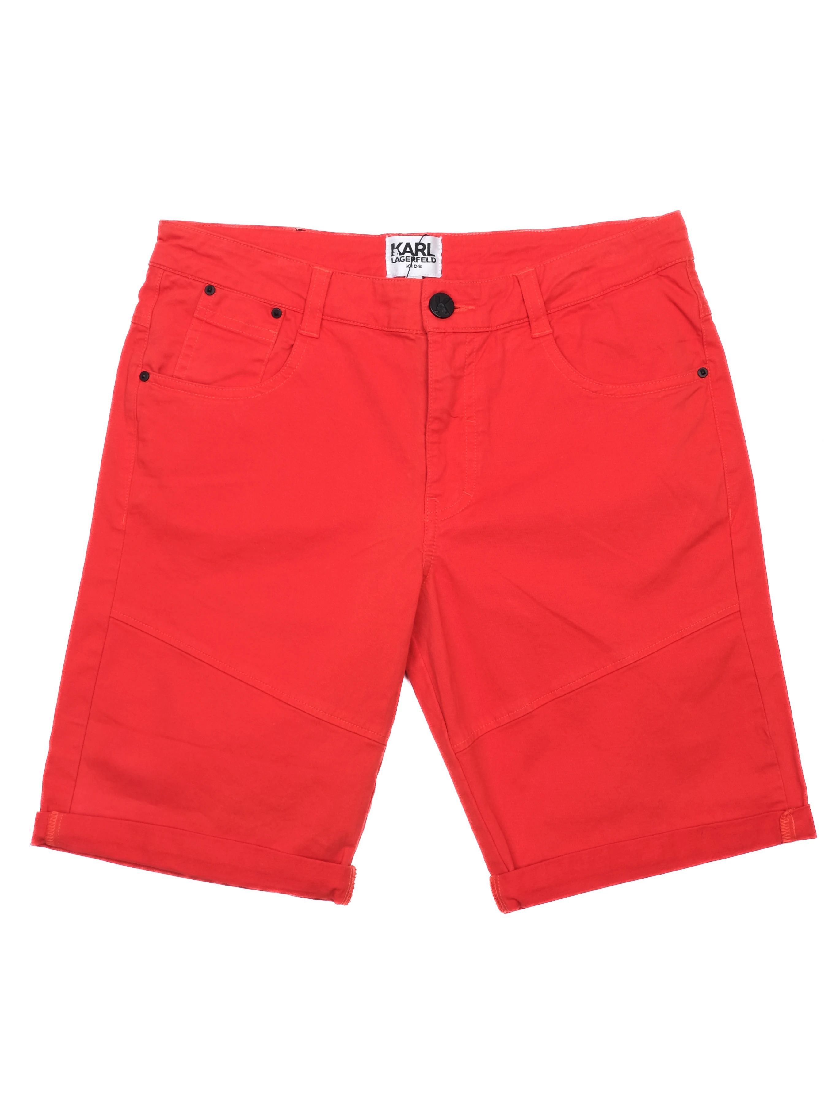 NEW Karl Lagerfeld Red Shorts for Kids Size 16