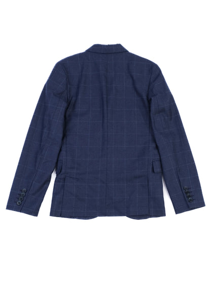 Excellent Hackett Navy Blue Wool Blazer Size 12 for Kids