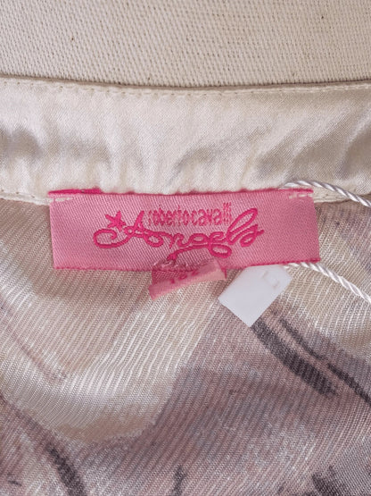 Average Roberto Cavalli Angels White Nylon Cardigan Size 14 For Kids