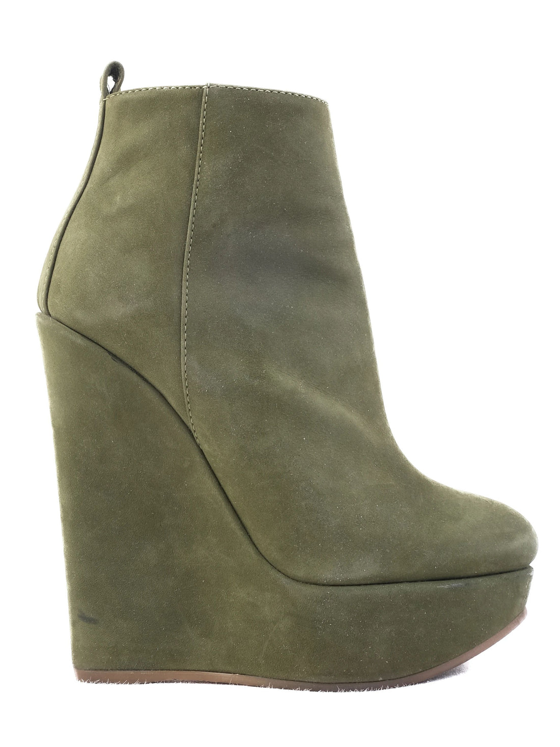 Excellent Dsquared2 Green Leather Wedge Ankle Boots Size 37