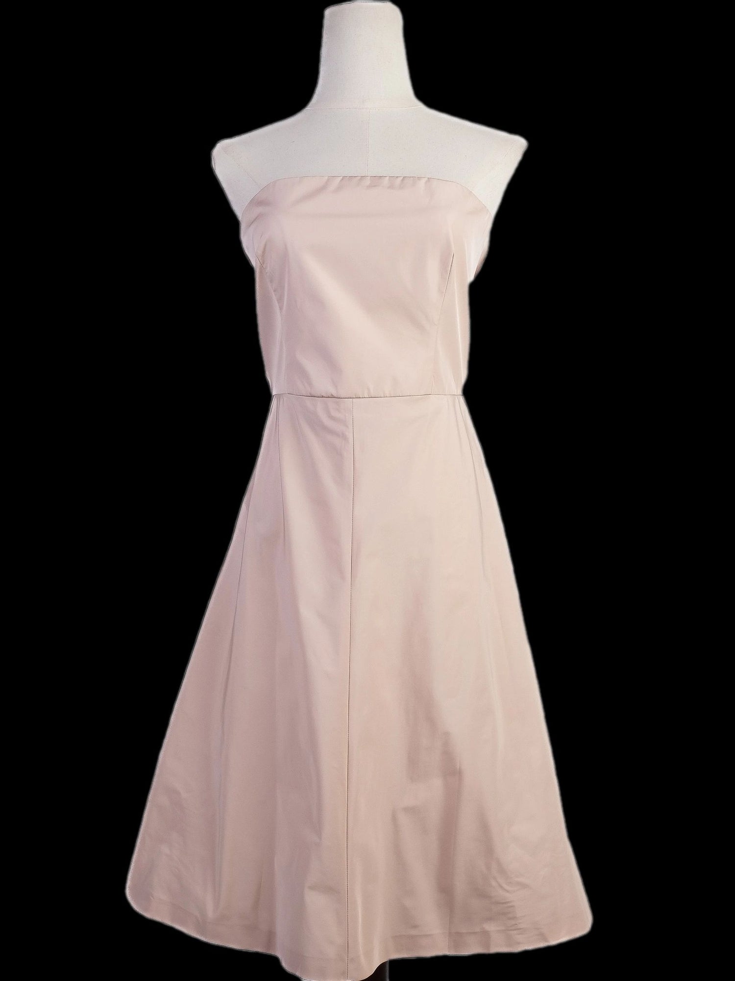 Perfect Valentino Pink Strapless Dress Size S Polyester