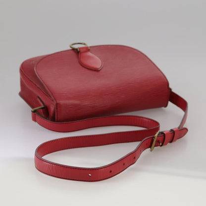 Louis Vuitton Epi Saint Cloud Gm Shoulder Bag Red M 52197 Lv Auth