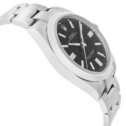 Rolex Oyster Perpetual 36mm Steel Black Dial Automatic Mens Watch 126000