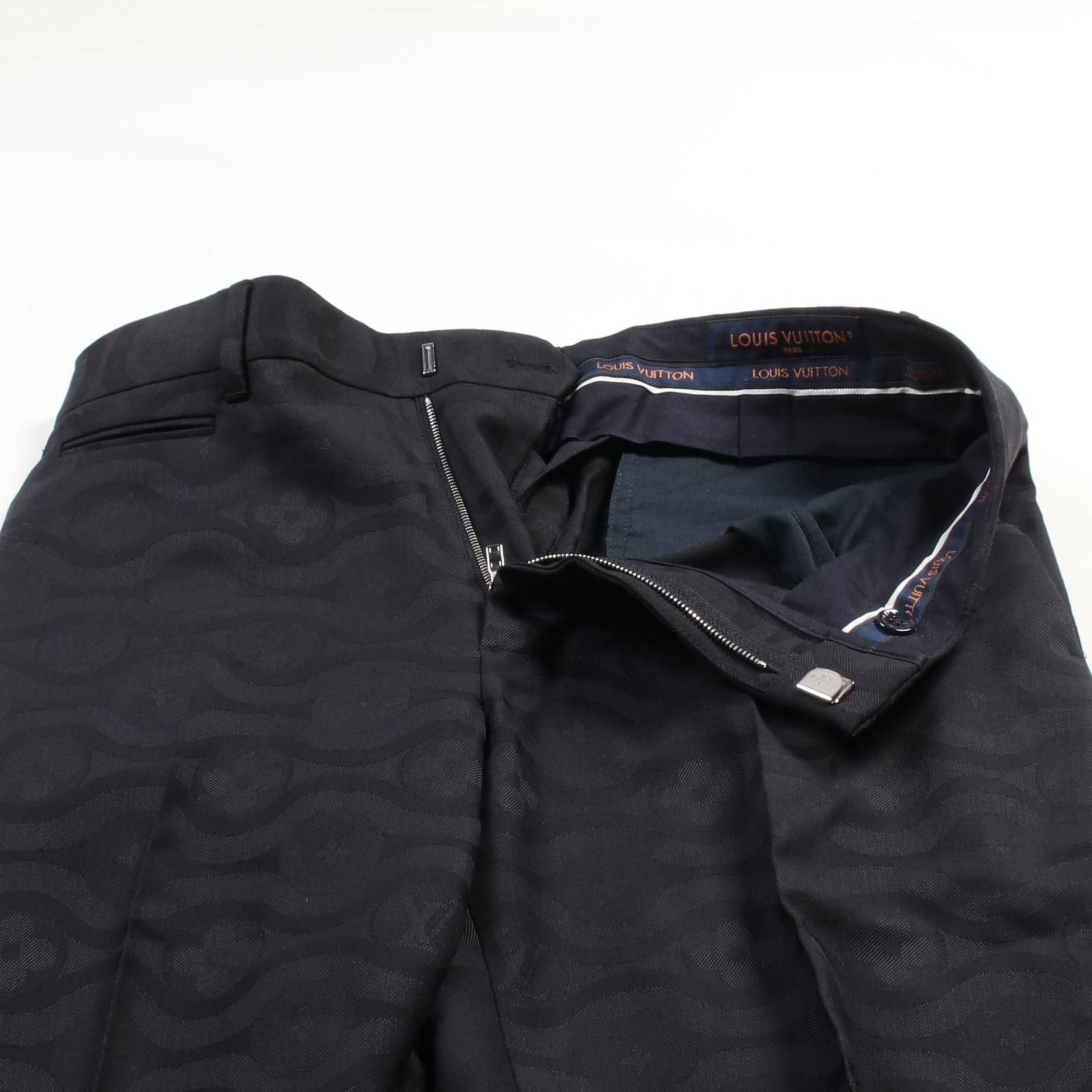 Louis Vuitton Monogram Wave Heure Pont Neuf Navy Pants Hqfp 9x
