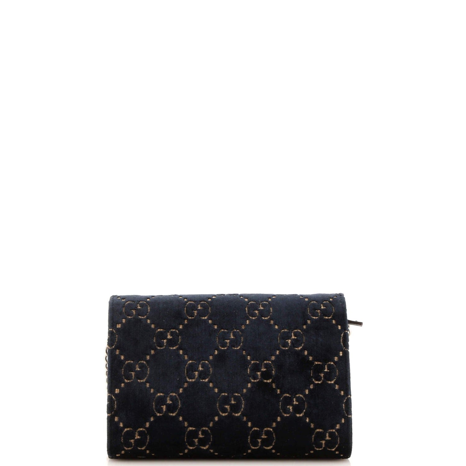 Gucci Dionysus Chain Wallet Gg Velvet Small