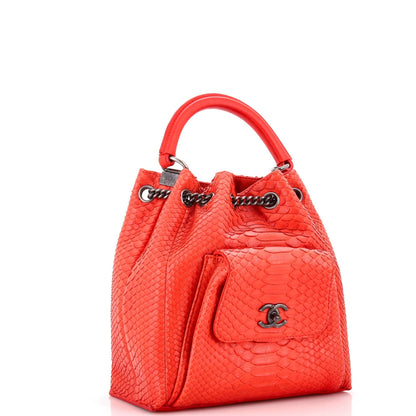 Chanel Urban Luxury Backpack Python Medium