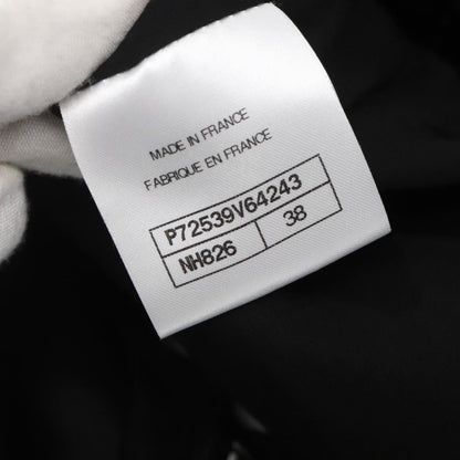 Chanel One Piece Shirt Tweed Black Cc Auth