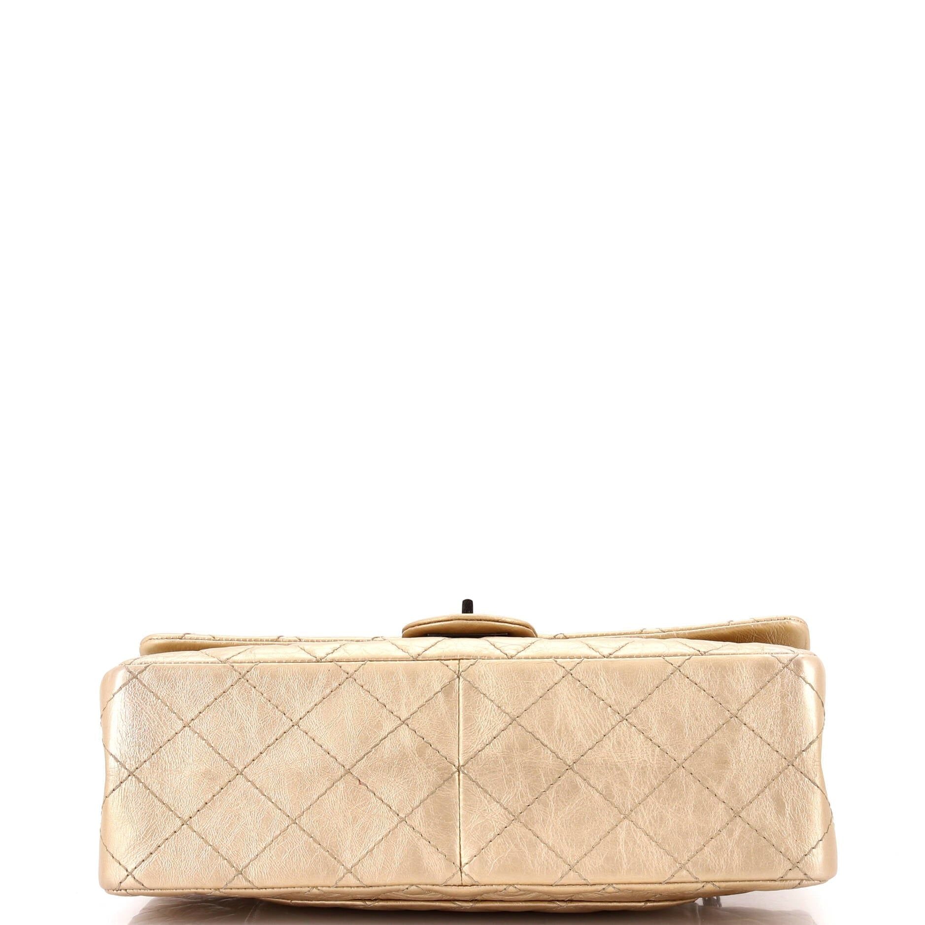 Chanel Reissue 2.55 Flap Bag Quilted Metallic Aged Calfskin 226