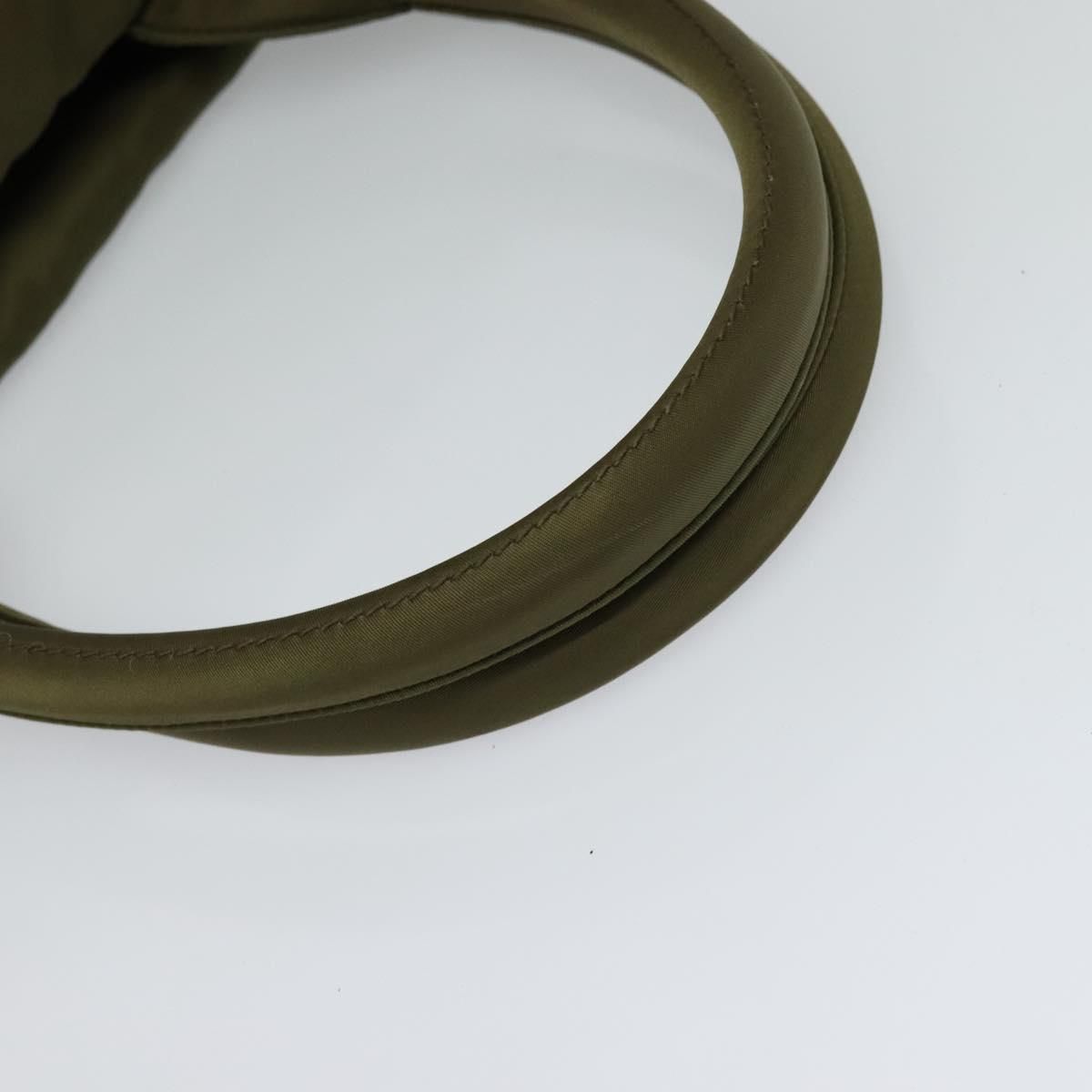 Prada Hand Bag Nylon 2way Khaki Auth