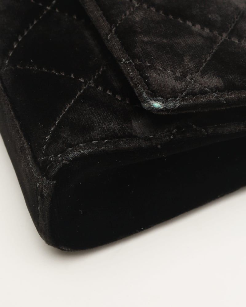Chanel CC Velour Chain Bag
