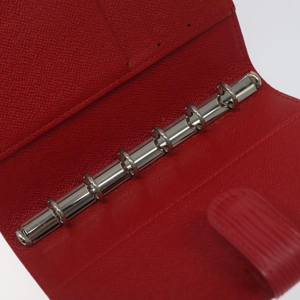 Louis Vuitton Epi Agenda Pm Day Planner Cover Red R 20057 Lv Auth