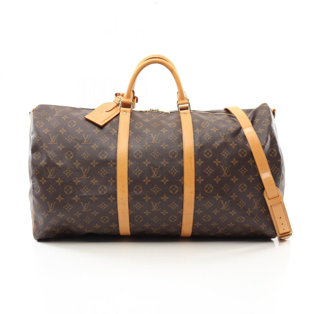 Louis Vuitton Keepall Bandriere 60 Brown Boston Bag M 41412