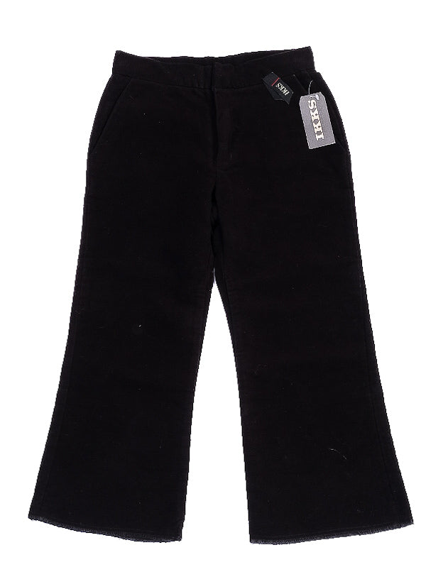 NEW Ikks Black Flared Pants for Kids Size 12 Cotton