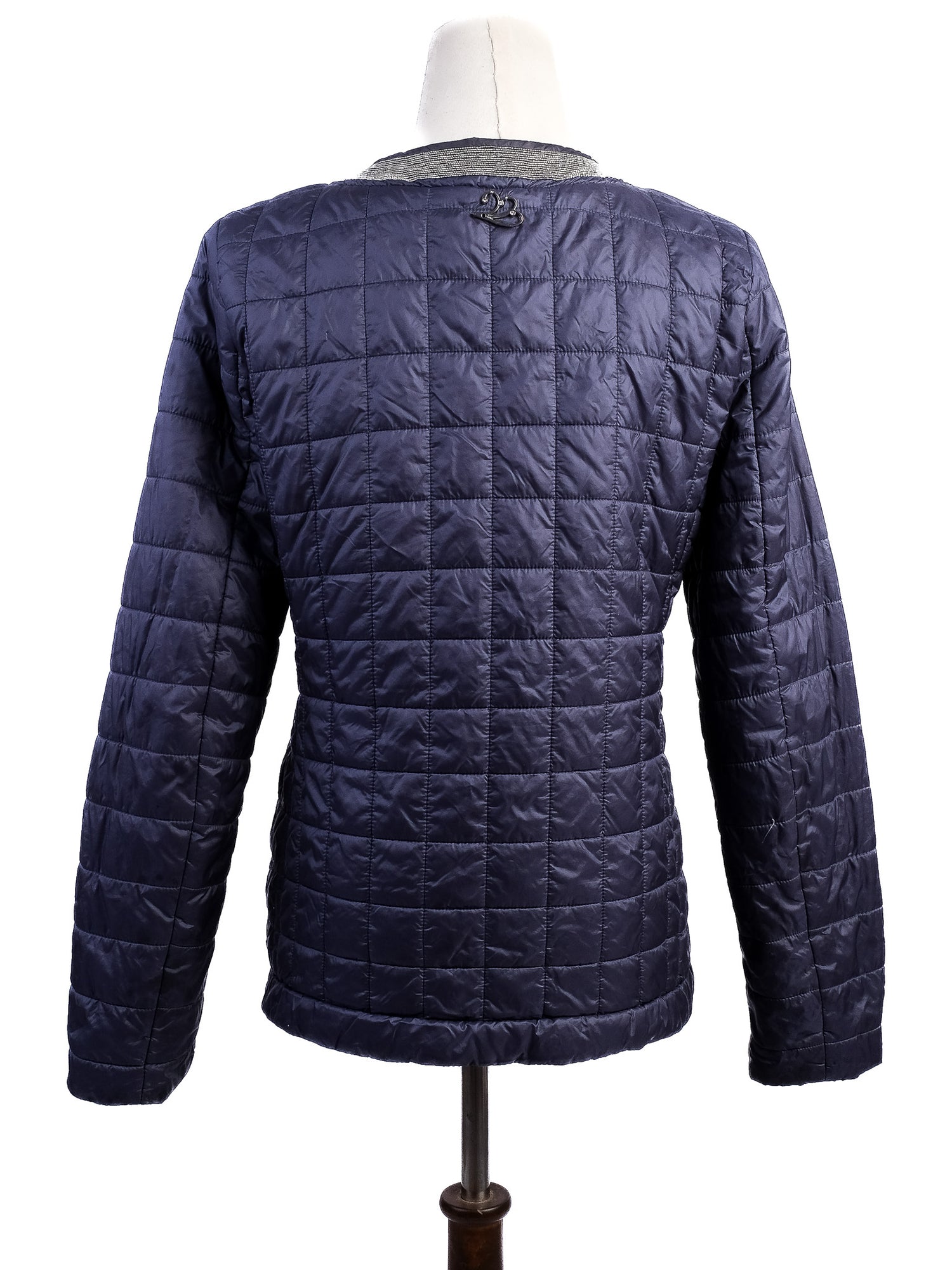 Excellent Liu Jo Navy Blue Quilted Jacket Size M
