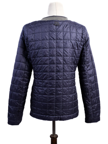 Excellent Liu Jo Navy Blue Quilted Jacket Size M