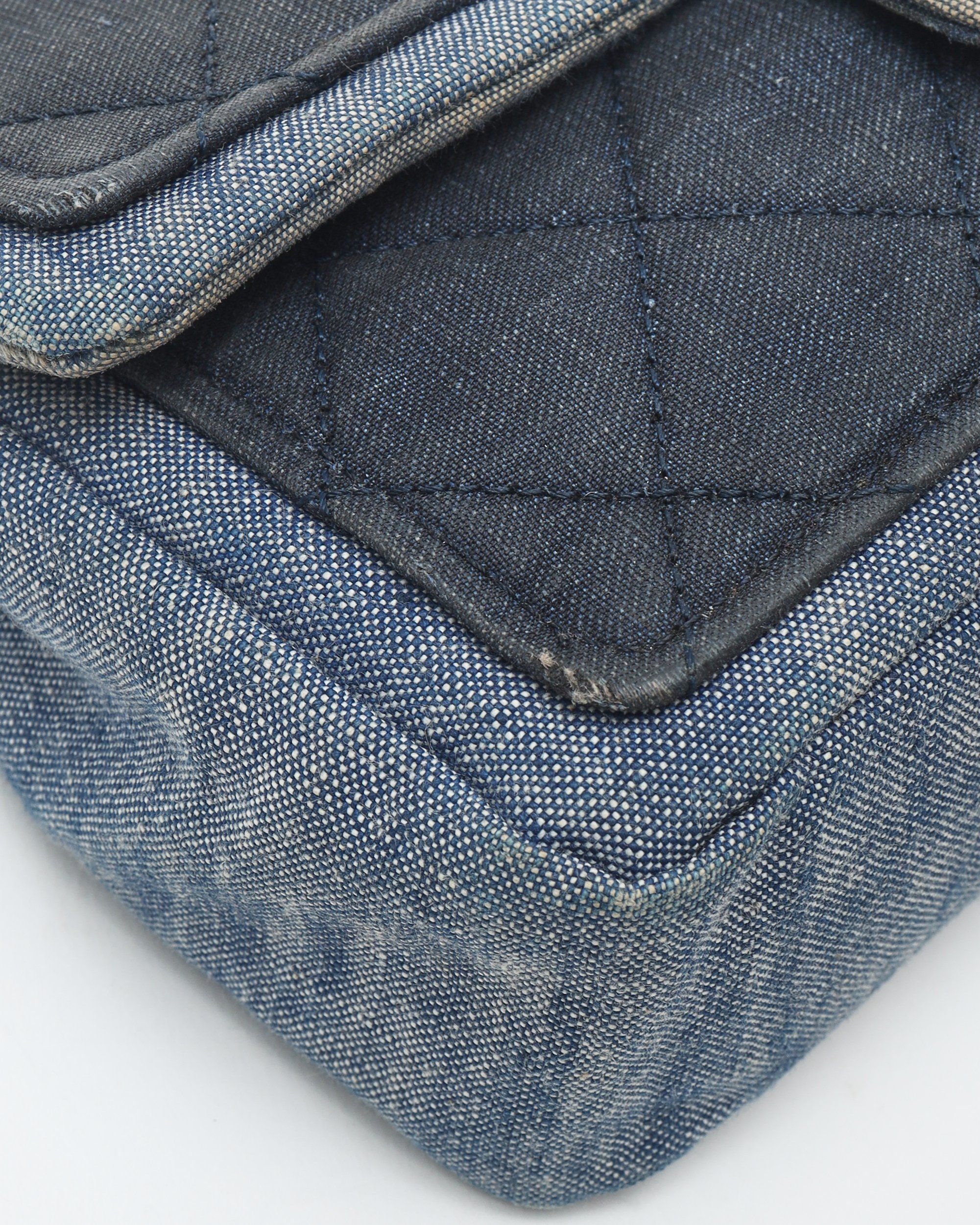 Chanel Small Classic Denim Medallion Flap Bag