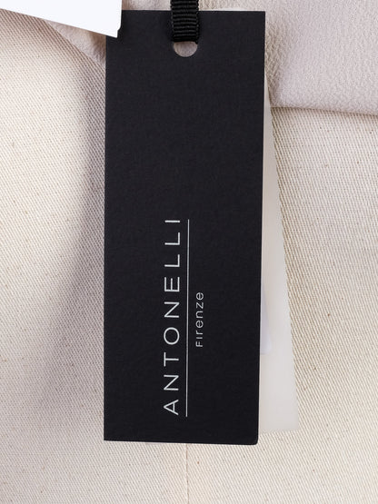 NEW Antonelli White Silk Tunic Blouse Size XS for Women