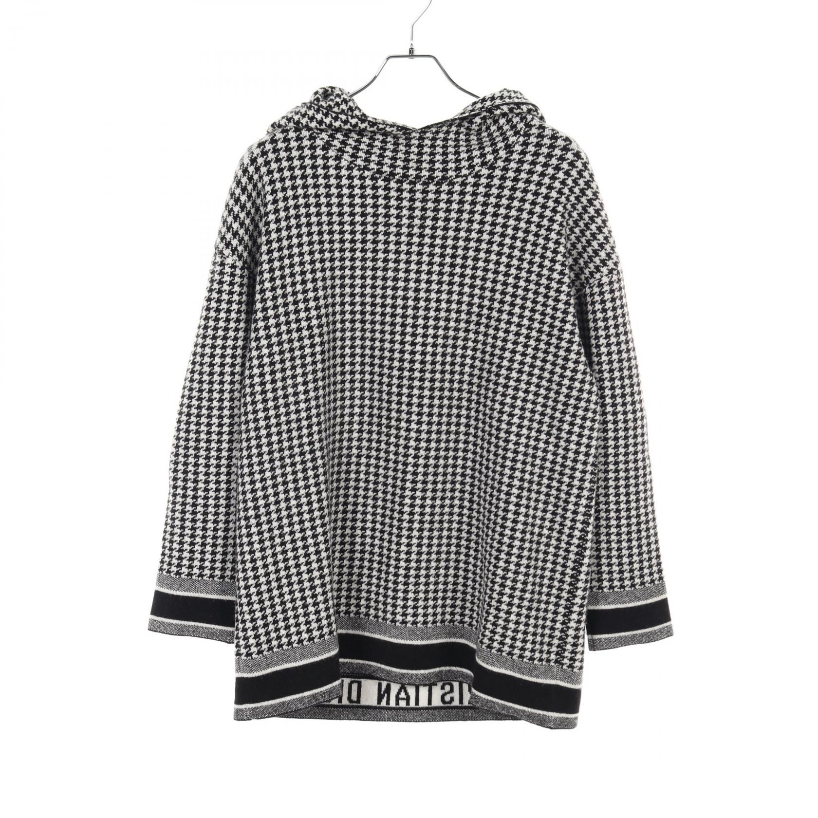 Dior Hoodie Black White Cashmere 014s 92am 035