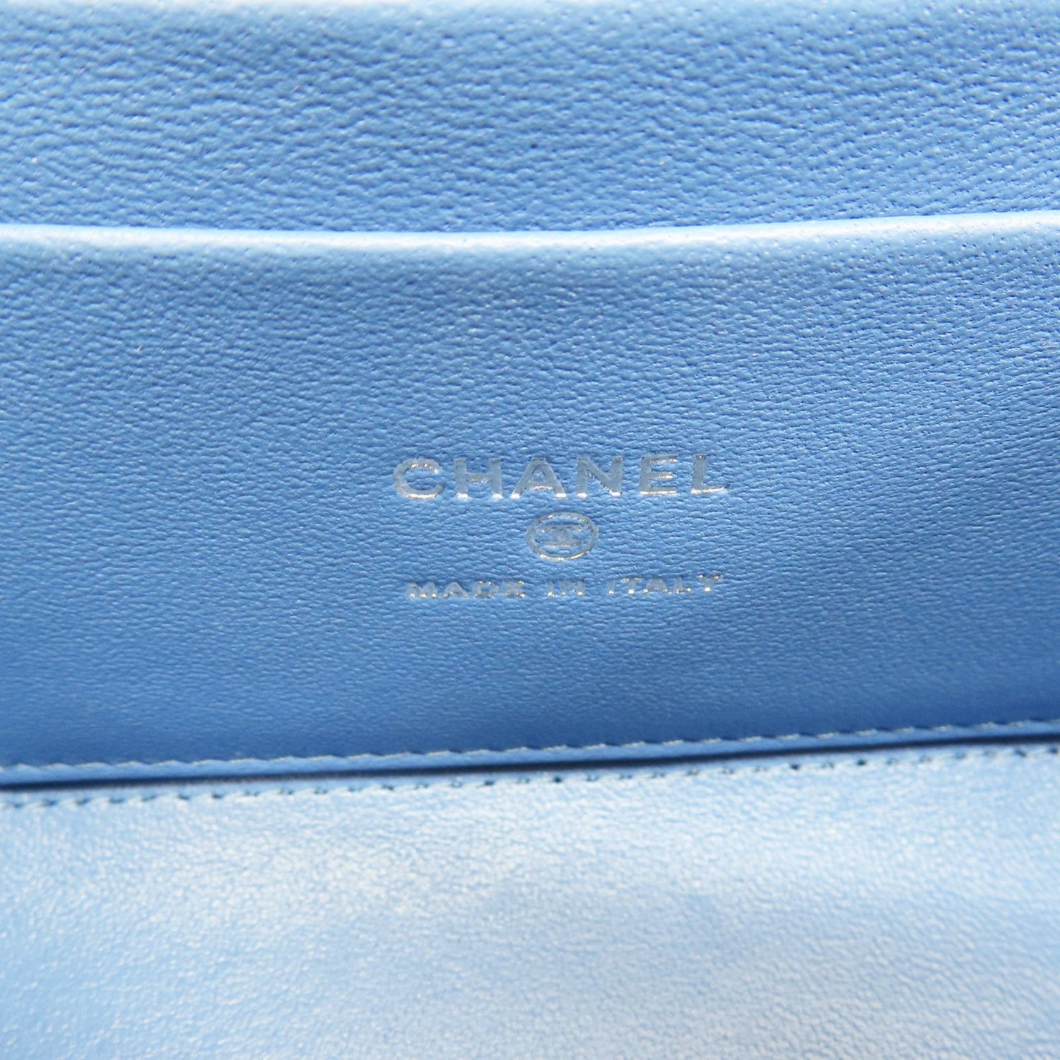 Chanel Sweetheart Small Vanity Case Shoulder Bag Denim Blue