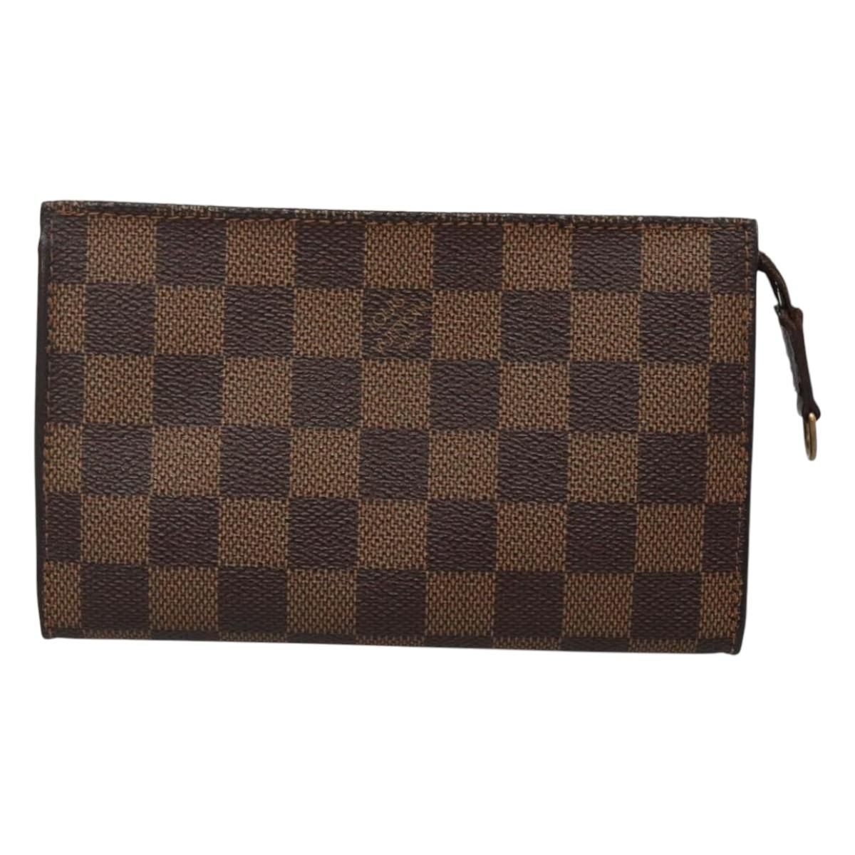 Louis Vuitton Damier Ebene Marais Pouch Lv Auth