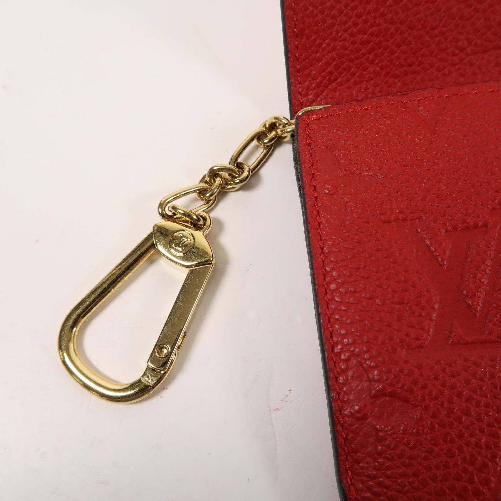 Louis Vuitton Empreinte Card Case Red Card Case M 60634
