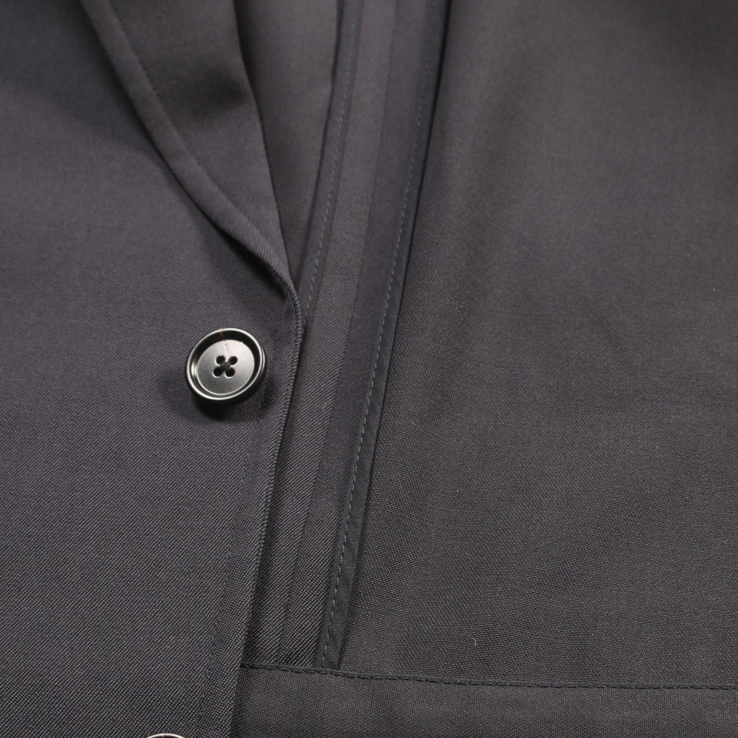 Hermes Tailored Jacket Navy Wool G 19632z 32-5259