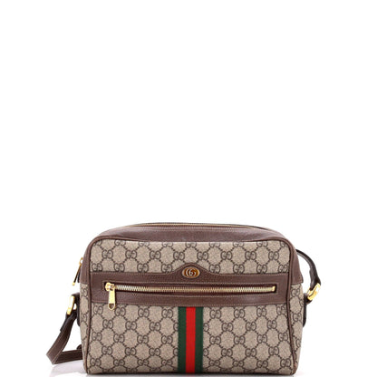 Gucci Small Ophidia Web Shoulder Bag, GG Supreme