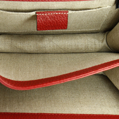 Gucci Interlocking Shoulder Bag Leather Small